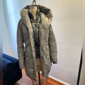 Noize Women's Gray Puffer Jacket with Hood